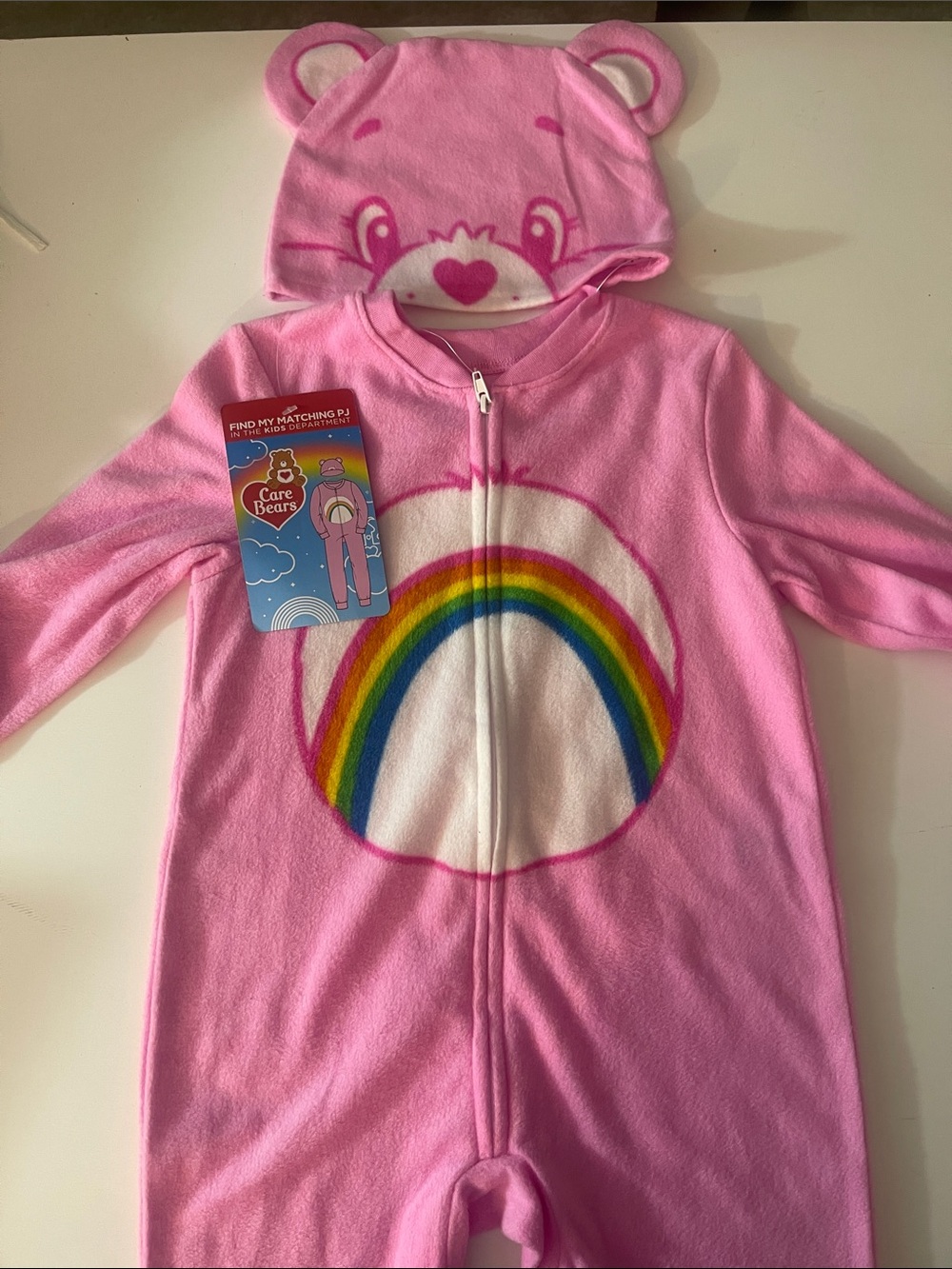 Care Bears Pink Rainbow Fleece Pajamas